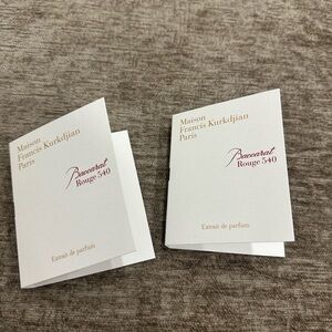 Maison Francis Kurkdjian - Baccarat Rouge 540 Extrait de Parfum Samples